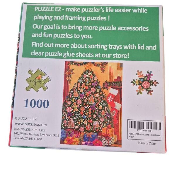 Puzzle EZ Sweet Christmas Tree by Tracy Hall 1000 pc Jigsaw Puzzle - Picture 7 of 7